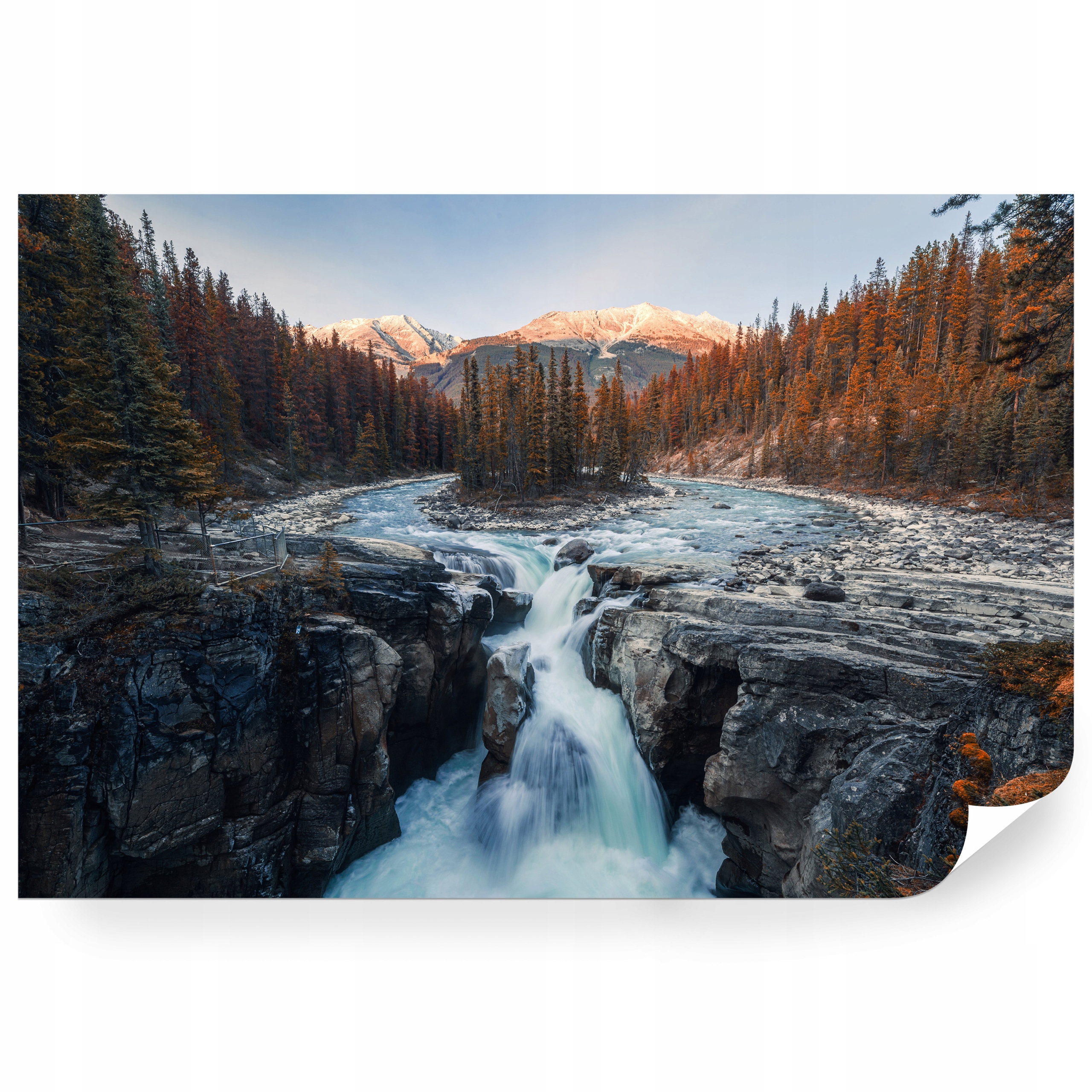 Fototapeta samolepicí Sunwapta Falls Kanada Na Podzim 416 x 254 cm