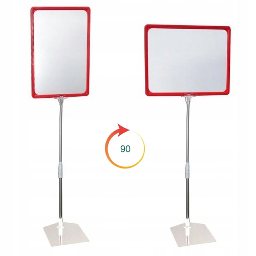 STOJAK NA ULOTKĘ A4 REKLAMOWY PLAKATOWY STATYW