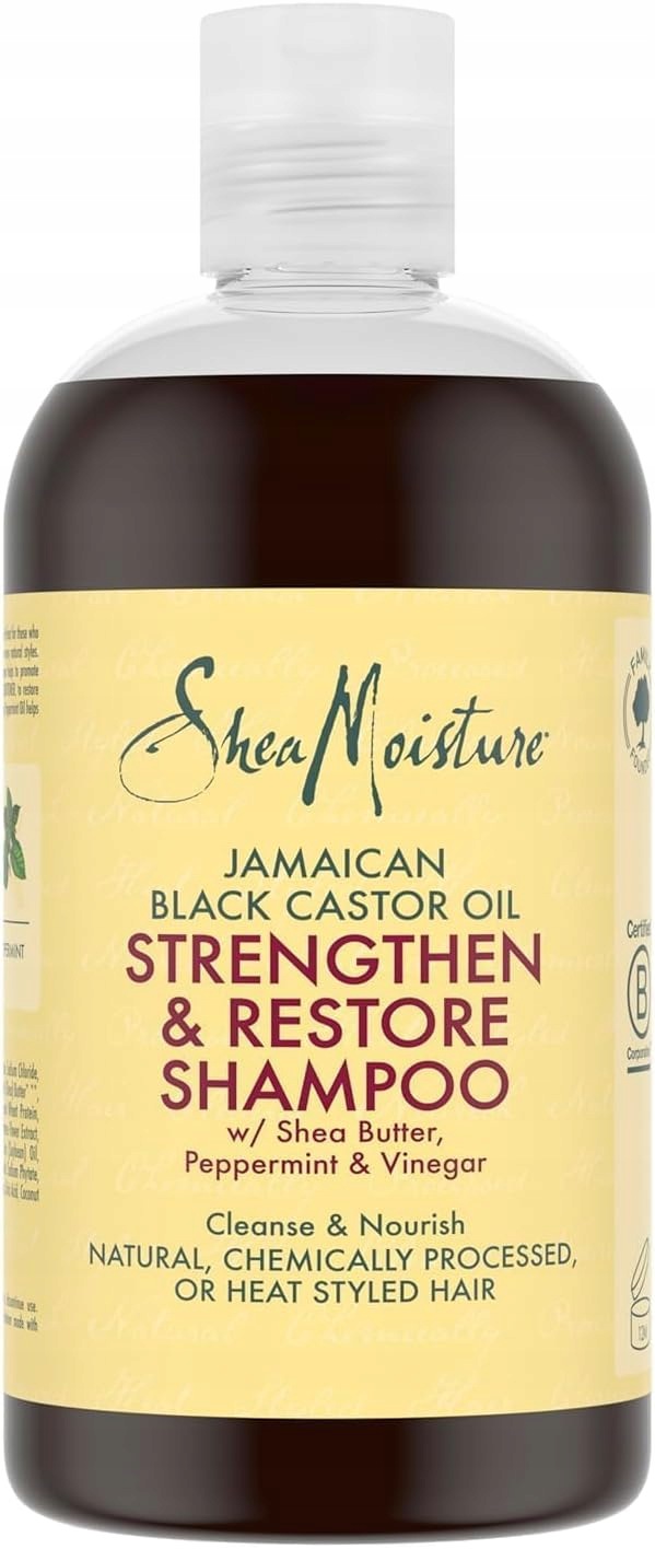 Shea Moisture Šampon Jamaican Black Castor Oil Strengthen Restore 384ml