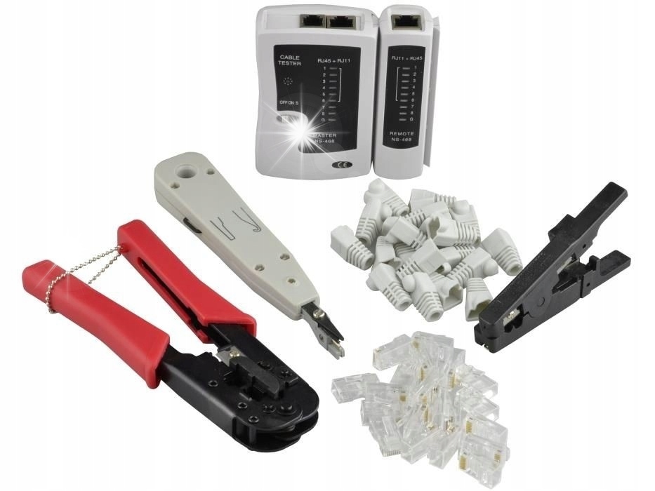 Набор в сеть ТЕСТЕР Съемник ПРЕСС RJ45 LAN