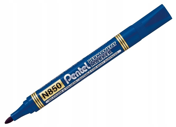 

Marker permanentny Pentel N850 niebieski okrągły