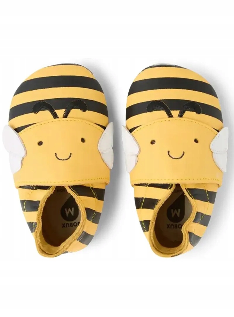 Skórzane Kapcie Bobux Soft Sole Bugbee Daffodil 1125-237-74 XL