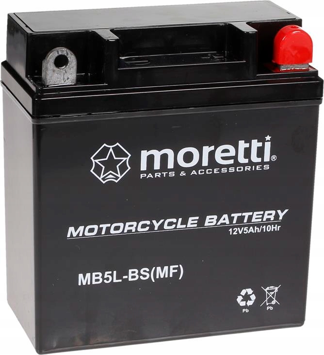 

Akumulator Żelowy Moretti YB5L-BS/MB5L-BS