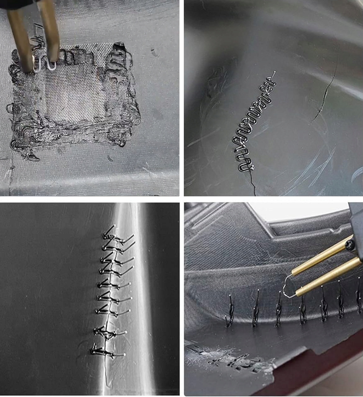 PROFESJONALNA SPAWARKA do PLASTIKU i ZSZYWARKA do PLASTIKU ZGRZEWARKA 852D+ Waga produktu z opakowaniem jednostkowym 6 kg