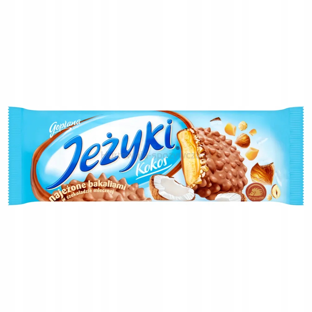 Levně Ježky Kokos Sušenky v mléčné čokoládě 140 g