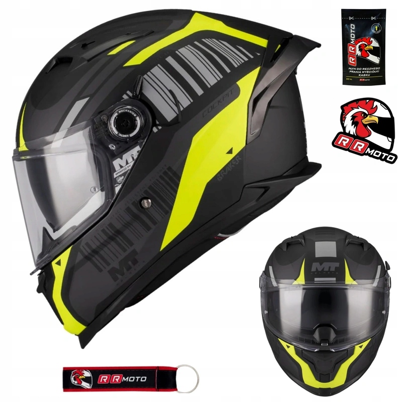 Integrálna prilba Mt Braker Sv Cockpit Black/yellow Matt čierna žltá Darčeky