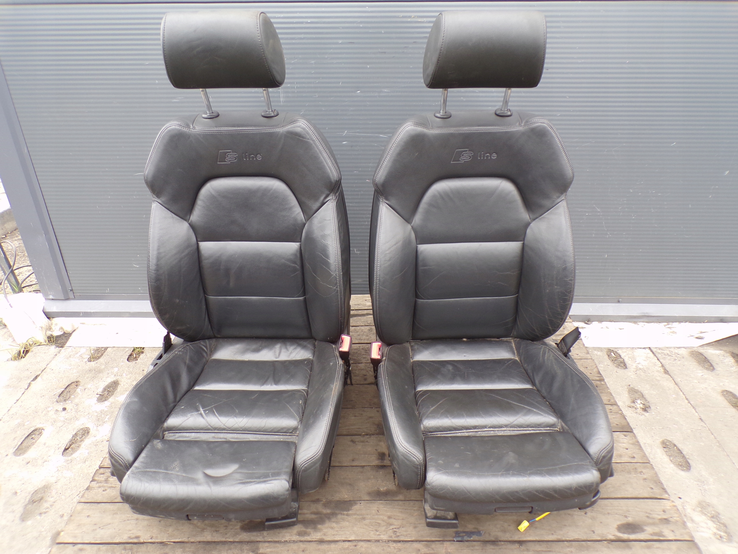 seats left right AUDI A4 B6 electrics leather S-LINE SLINE