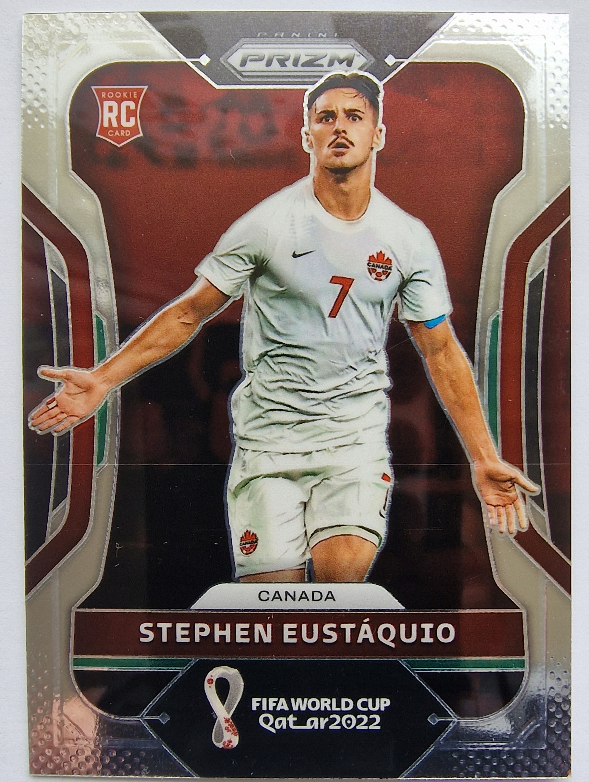 2022 Panini Prizm Wc Qatar Stephen Eustaquio Canada /NU3