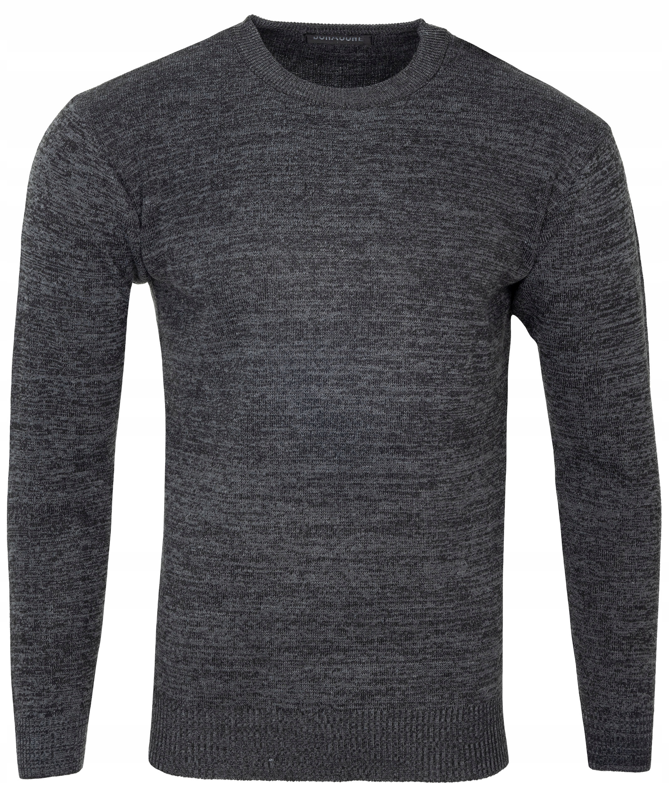 SWETER MĘSKI ELASTYCZNY CIEMNO-SZARY 3XL