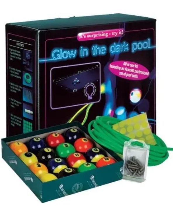 Fluorescencyjne Bile pool ARAMITH świecące w UV