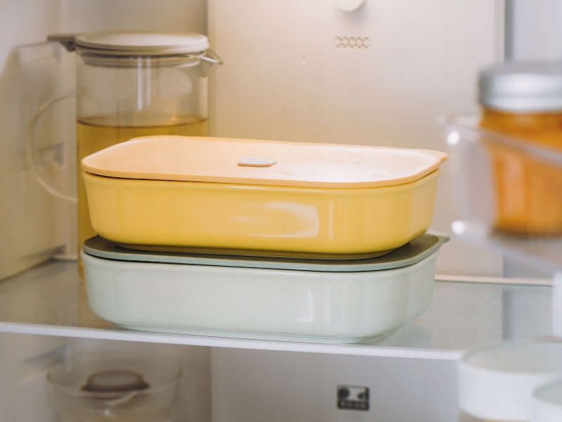 BUYDEEM Ceramiczny pojemnik na żywność 1L, CT3008, Mellow Yellow — 10
