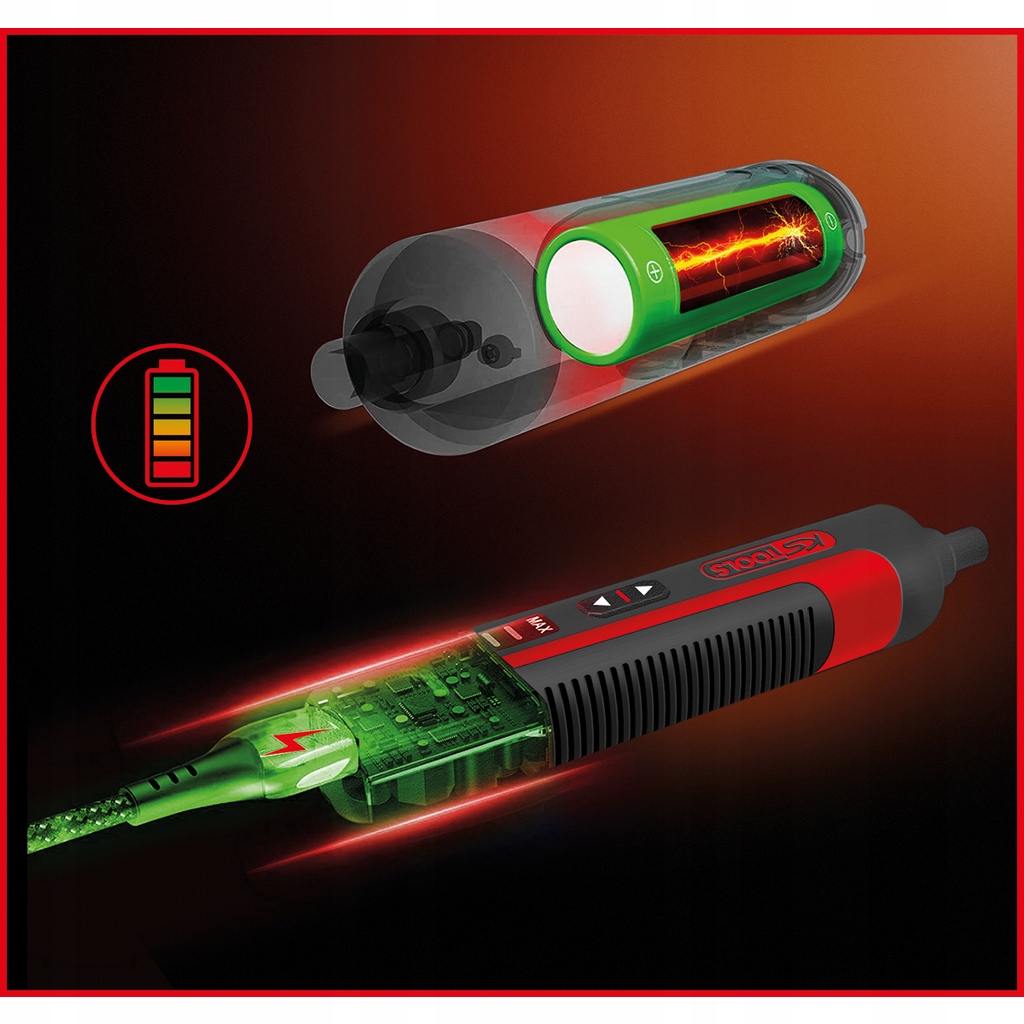 KS Tools Wkrętak Akumulatorowy Zestaw Bitów 27szt. Marka KS Tools