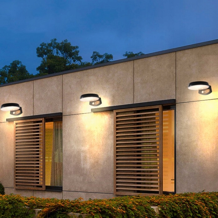 Lampa Solarna LED Kinkiet Elewacyjny Zewnętrzny Kod producenta 201184 lampka ogrodowa czujnik zmierzchu