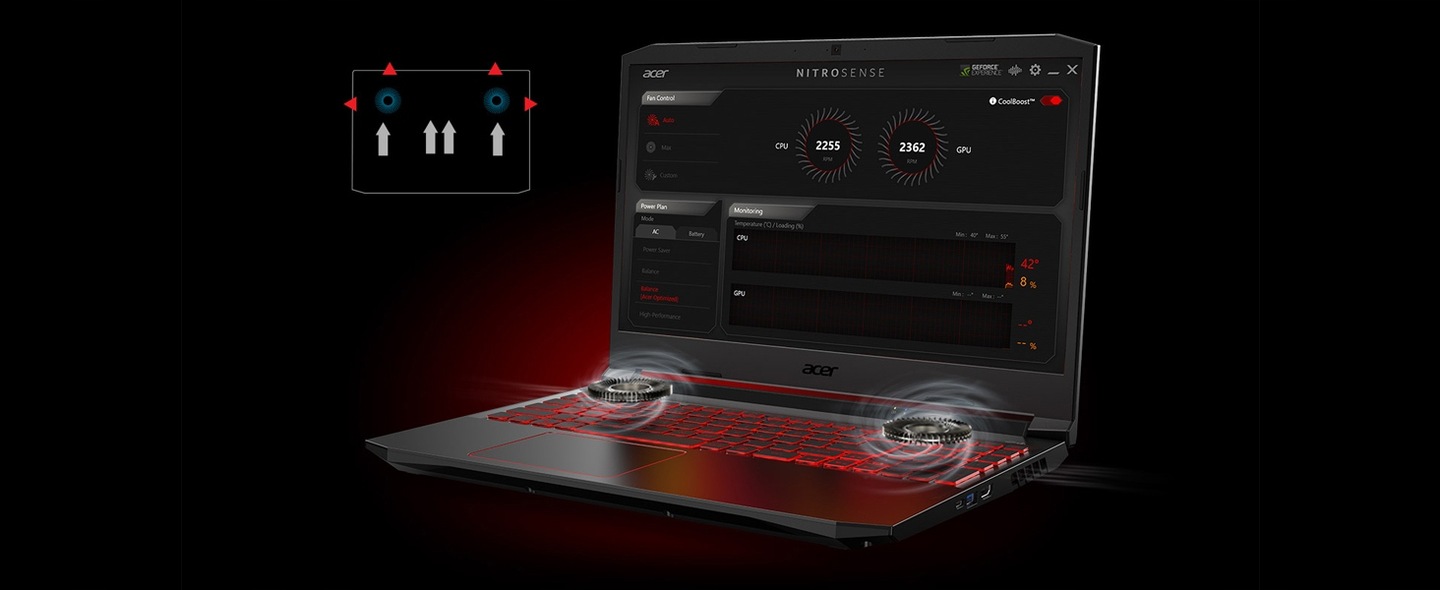 Laptop gamingowy Acer Nitro 5 i5-10300H 16GB RAM 512 SSD RTX 3060 144Hz Wielkość pamięci RAM 16 GB