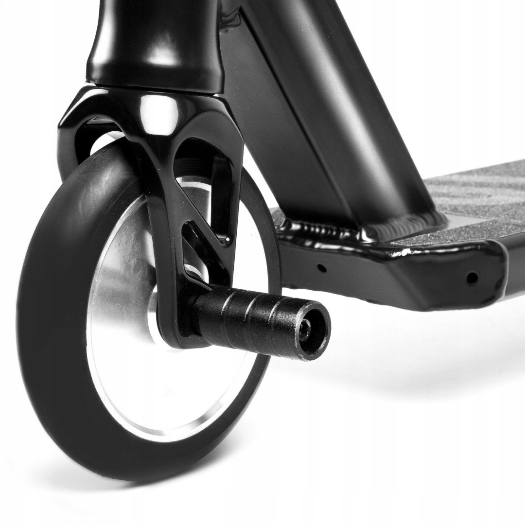 SPOKEY HULAJNOGA WYCZYNOWA STUNT OBSYDIAN ABEC9 CHROME 120MM PEGI Długość podestu 53 cm