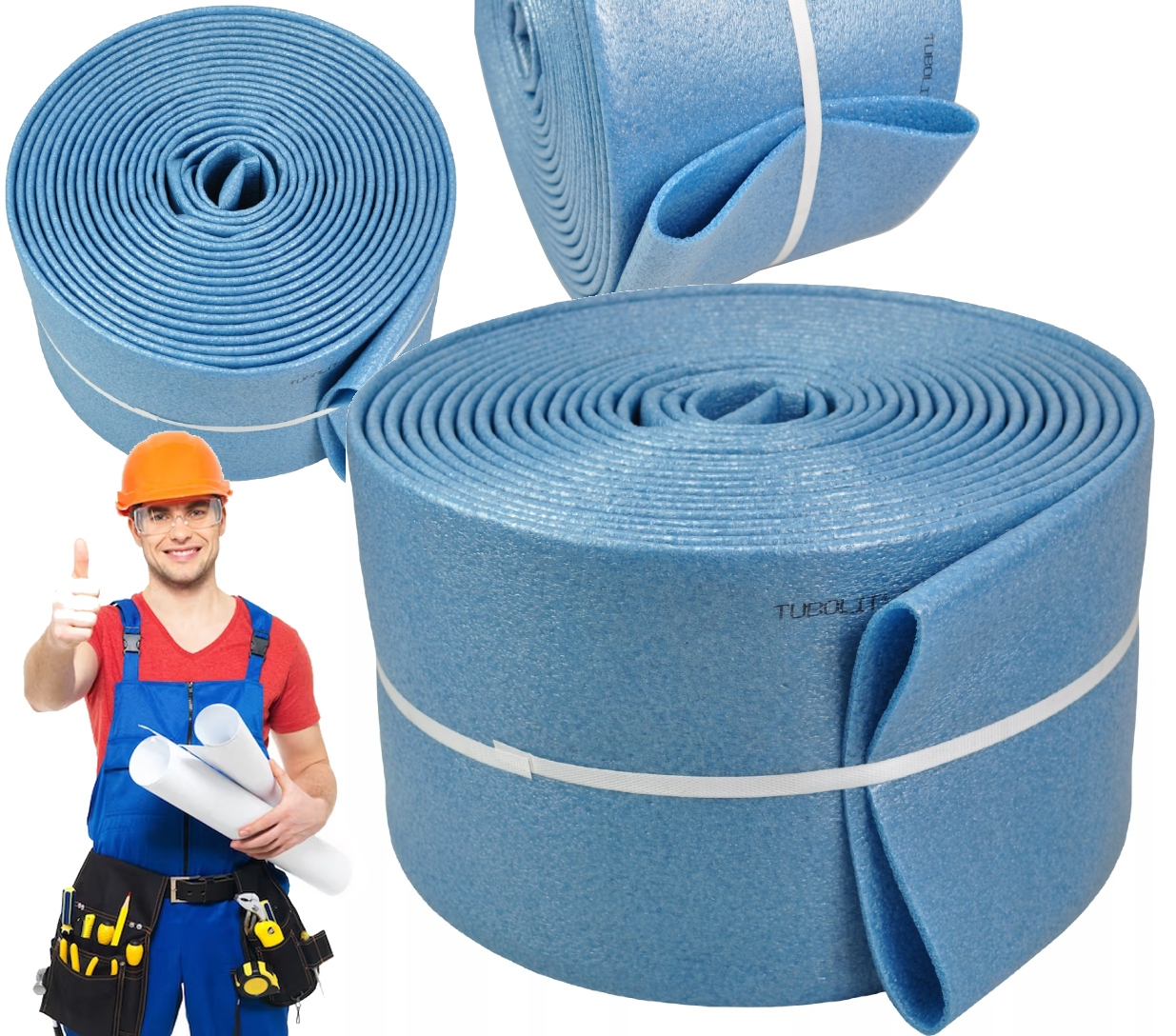 15 m Dn 150 mm, hrúbka 5 mm, akustická Otulina tlmiaca kanalizačné hluky