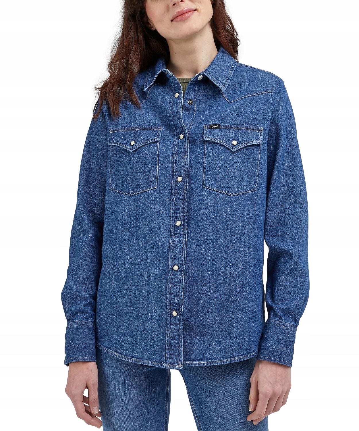 Košile Lee Western Shirt 112341263 LQ43PGB10 Mid Blues Xs