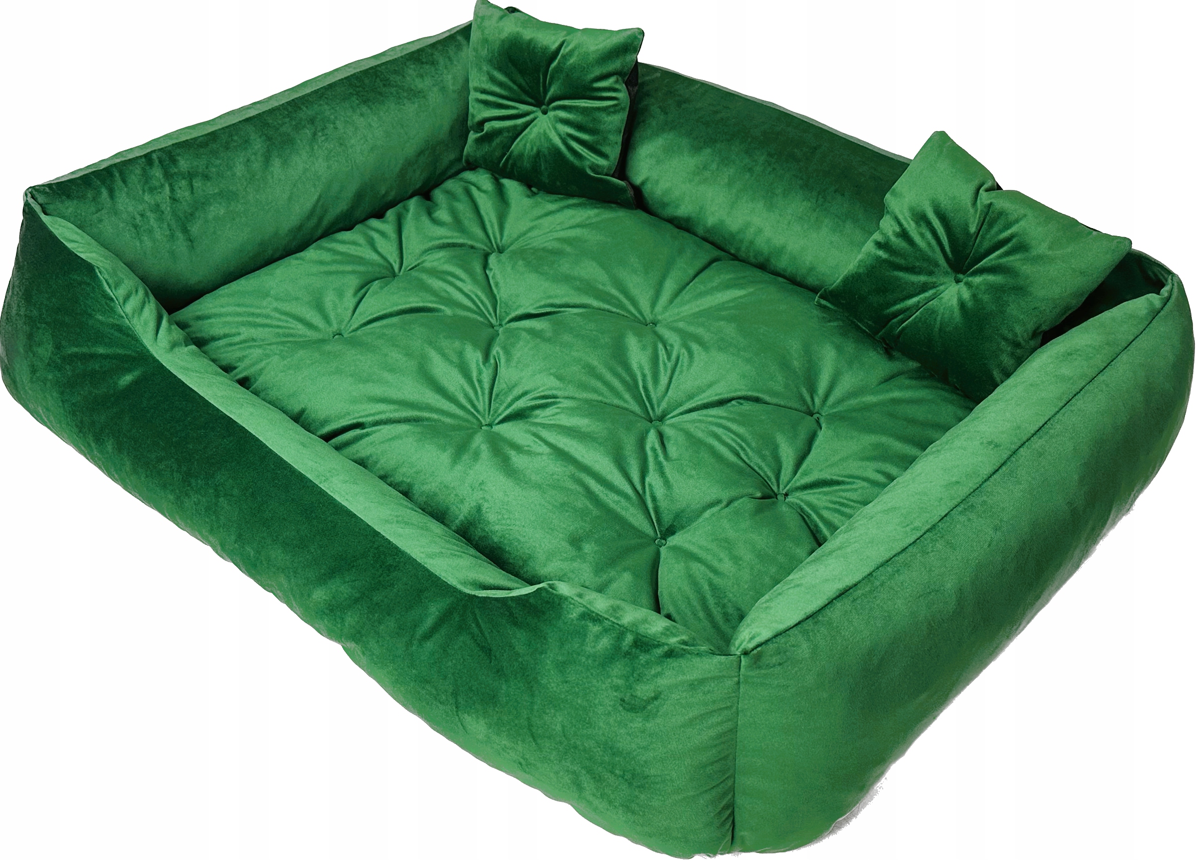Legowisko Dla Psa Kota Welurowe 90x70 Posłanie Kojec Łóżko Leżanka Premium