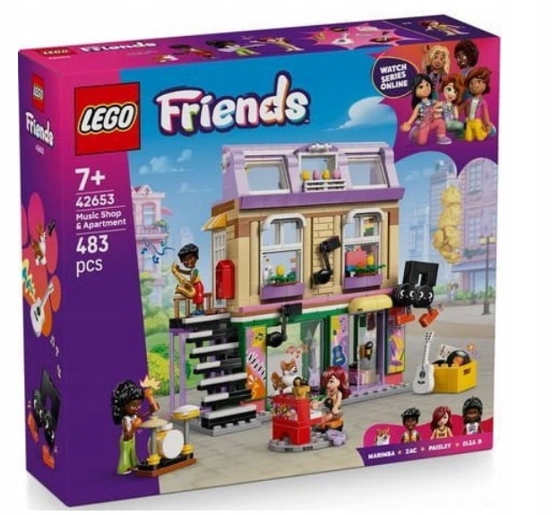Lego 42653 Friends Hudební Obchod A Byt