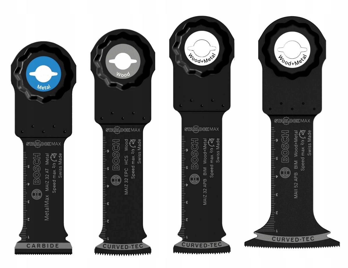 Zestaw 4 sztuk osprzętu do GOP BOSCH STARLOCK MAX Kod producenta 2608664132