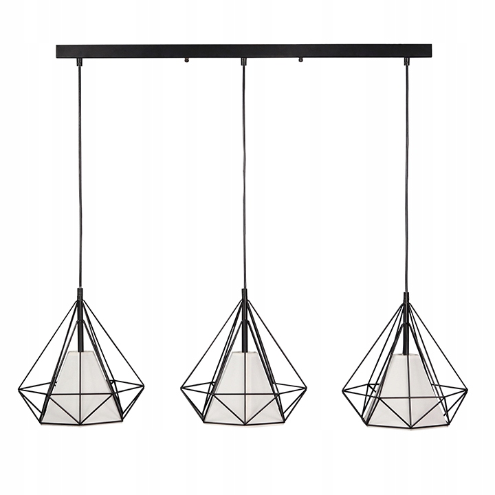 

Lampa Wisząca potrójna Brylant Belka Druciana E27