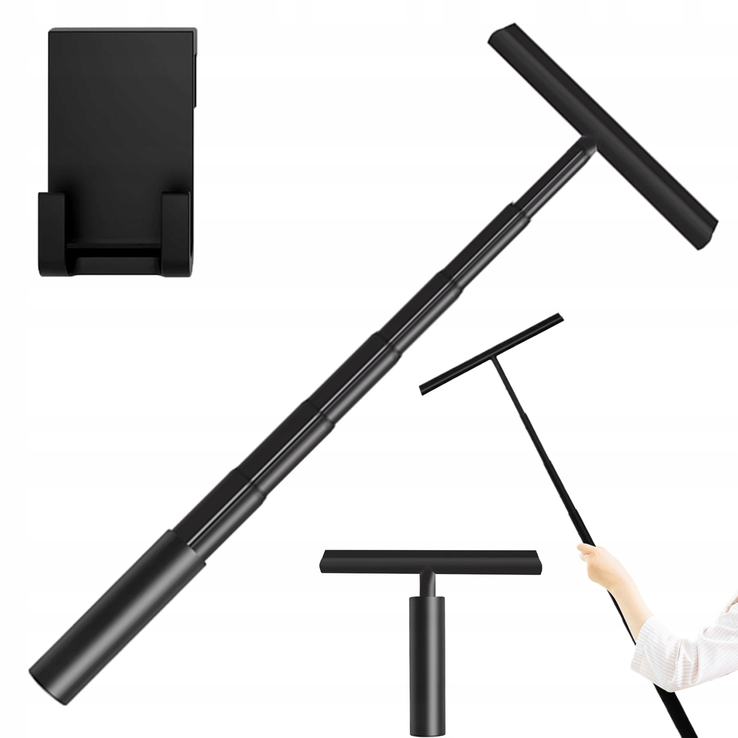 Levně Stěrka Na Vodu Okenní Stěrka S Teleskopickou Tyčí 23-97 CM Držák