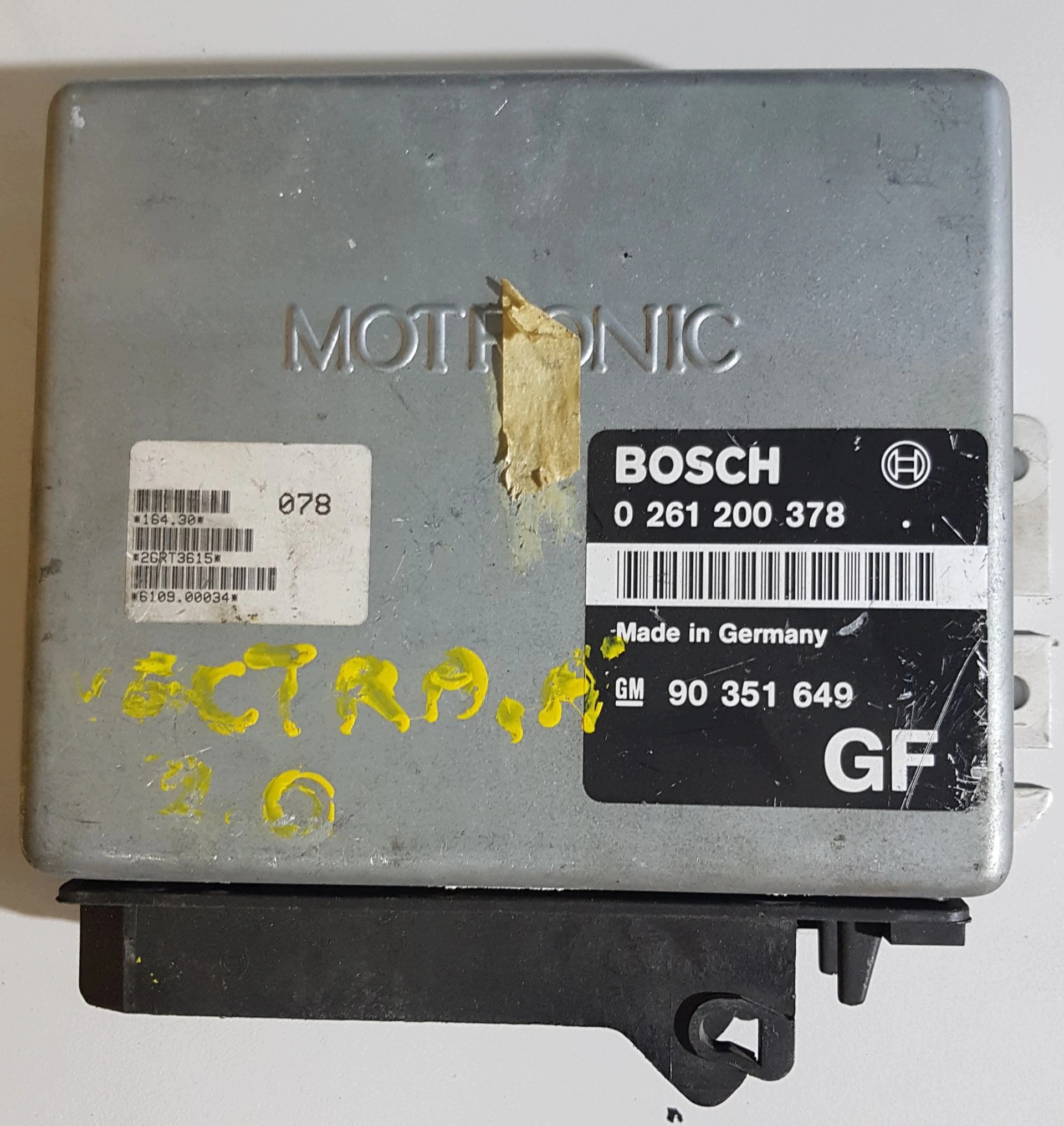 OPEL ASTRA Centralina computer Motore OE 0261200378 BOSCH