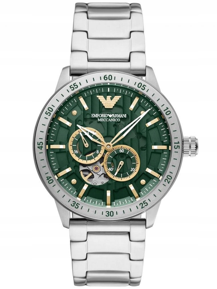 Zegarek Męski Emporio Armani AR60053 Mario Meccanico Automat (zi056b)