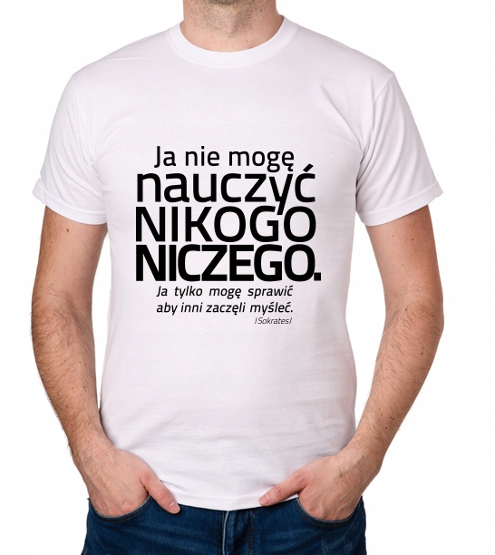 

koszulka Nie Mogę Nauczyć Nikogo Niczego prezent