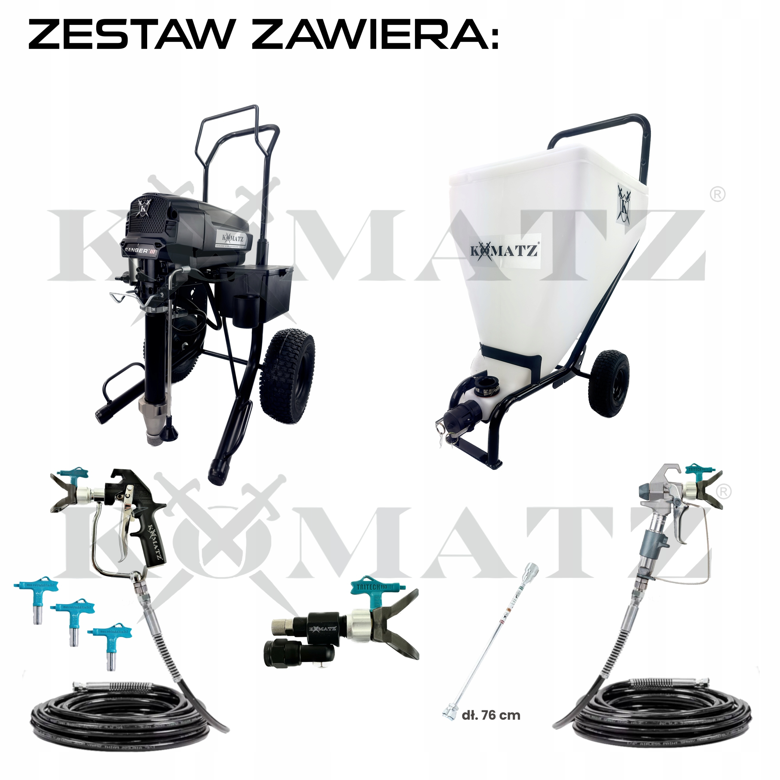 Agregat szpachlarski GTech Ranger III + GRATISY Kod producenta KomatzRanger