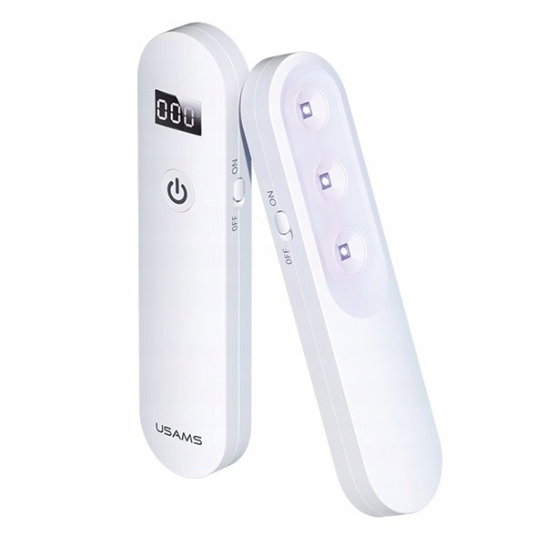 Usams Lampa dezynfekująca mini Uv-c ręczna sterylizator biały/white ZB159XD