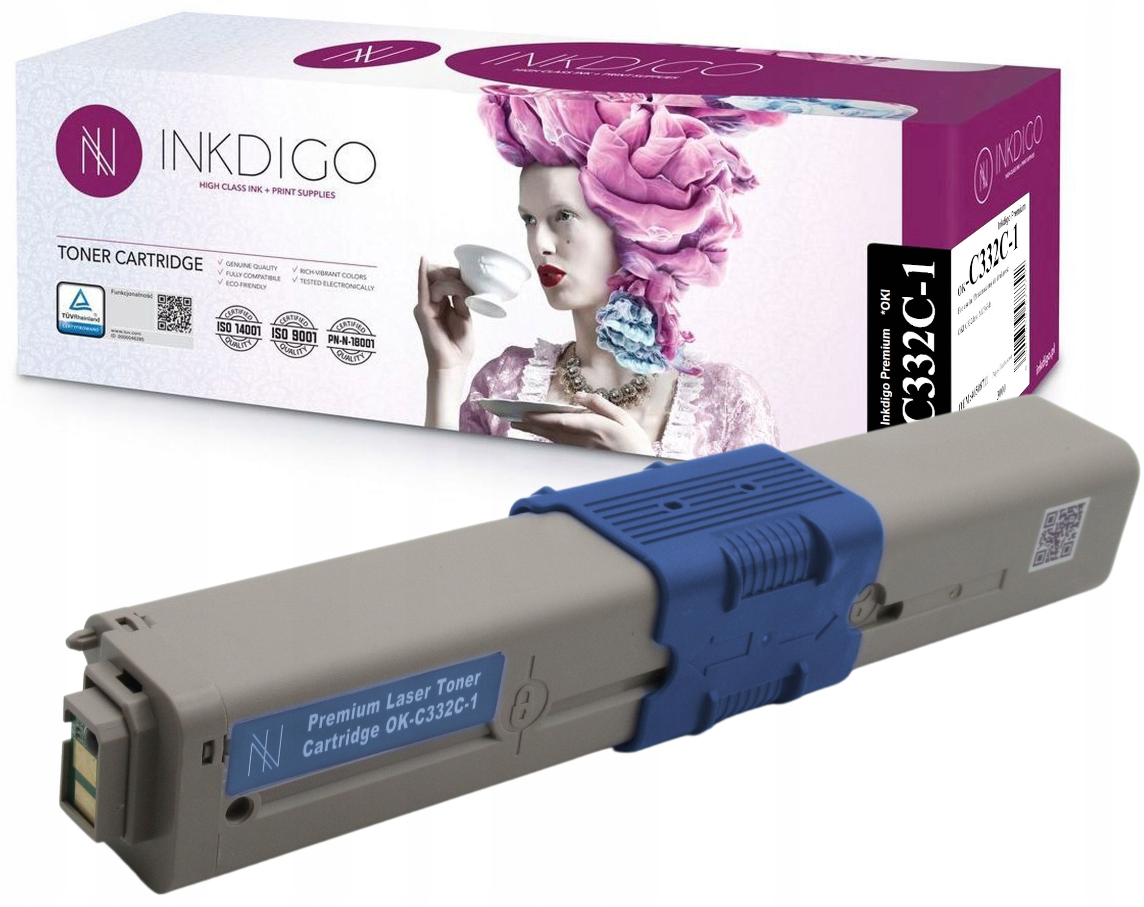 

Toner Do Drukarki Oki C332 MC363 46508711 Cyan