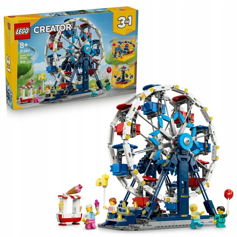 Lego 31389 Creator Ikonický kolotoč 3v1