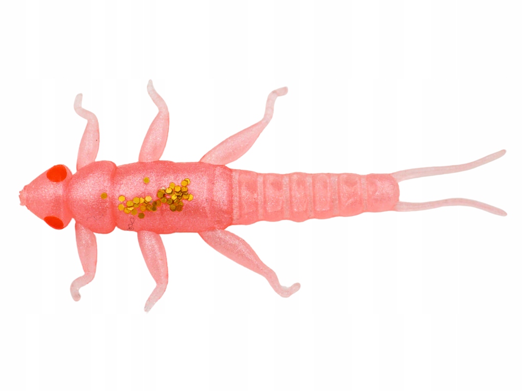 Guma Hand-made Fishchaser Microlarvae Widelnica 3,5 cm Rose 5 Szt. Ul