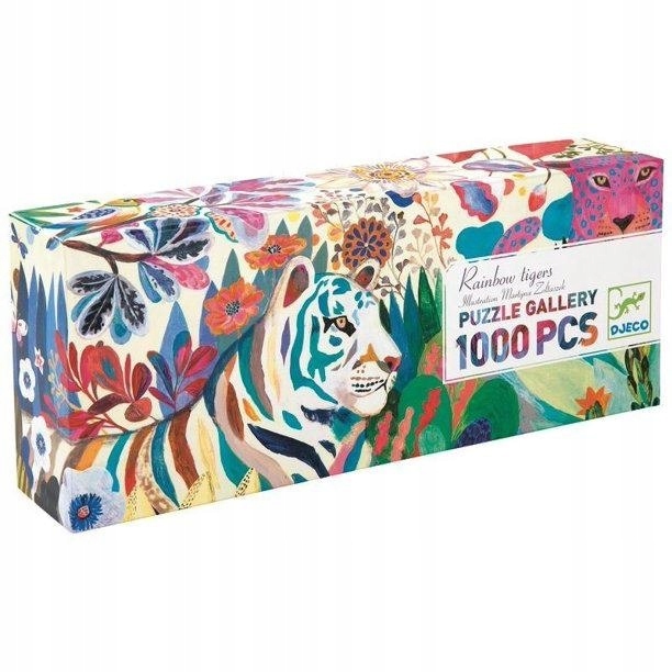 

Puzzle Tęczowy Tygrys 1000 elementów Djeco