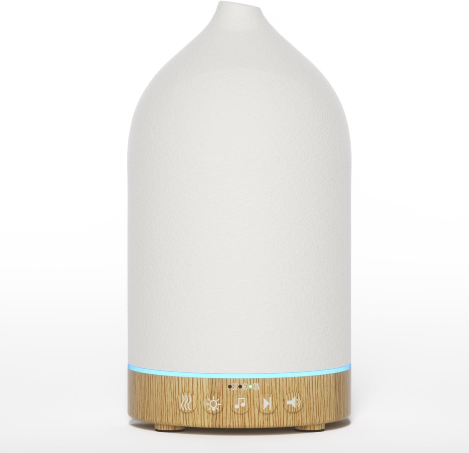 Keramický, Aromaterapeutický Zvlhčovač 200 ML, 20 Zvuků Přírody
