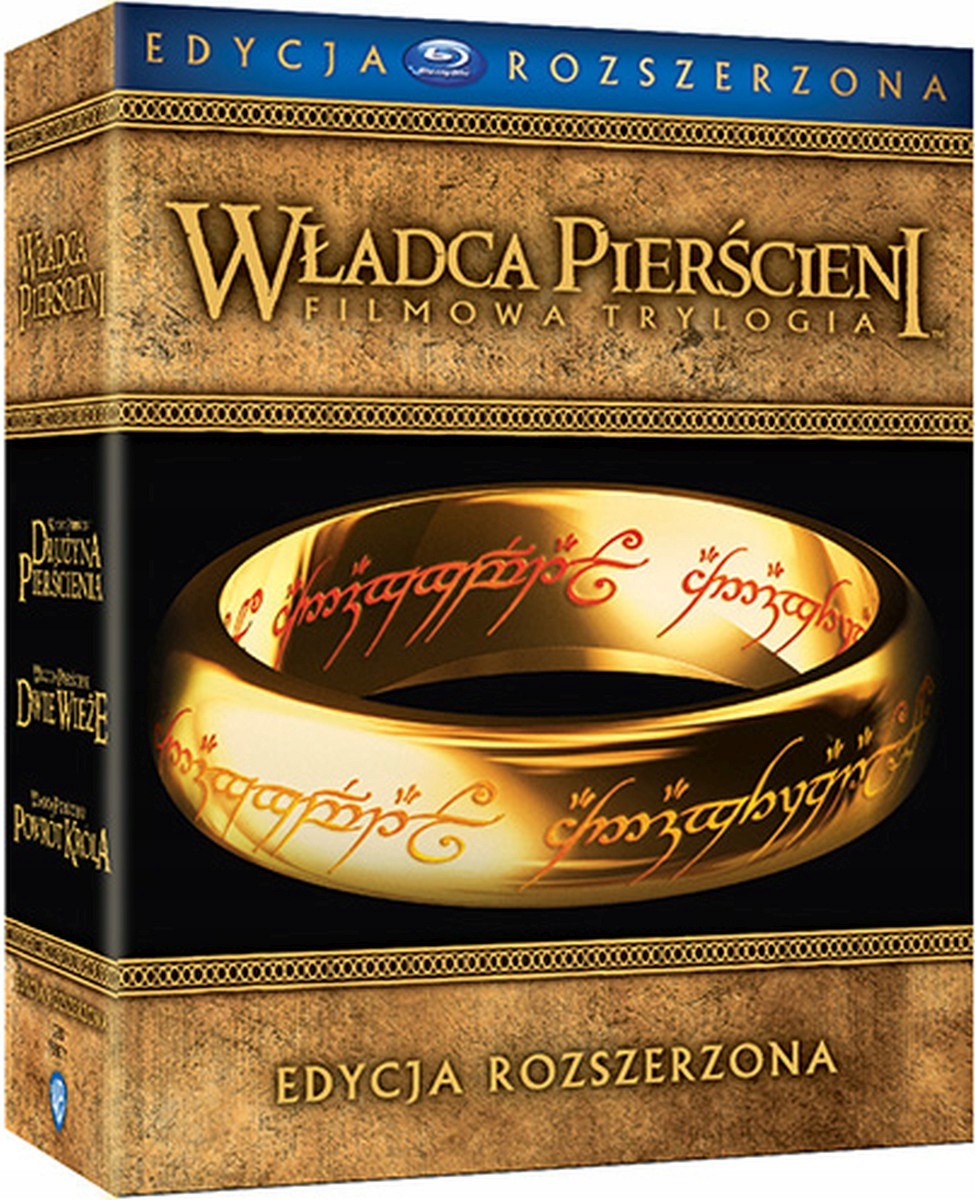 Pán prstenů. Trilogie (rozšířená edice), 6 Blu-ray 9 DVD