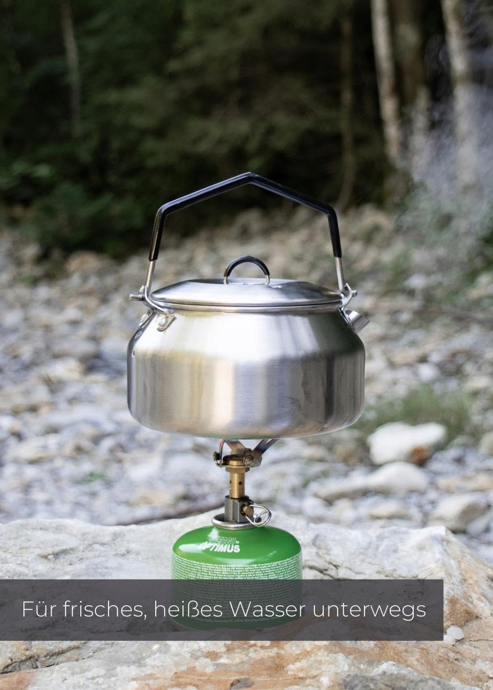 LAMBDA COFFEE Czajnik Stalowy 1L Do Kampingu i Outdooru Czajnik Turystyczny — miniatura 6