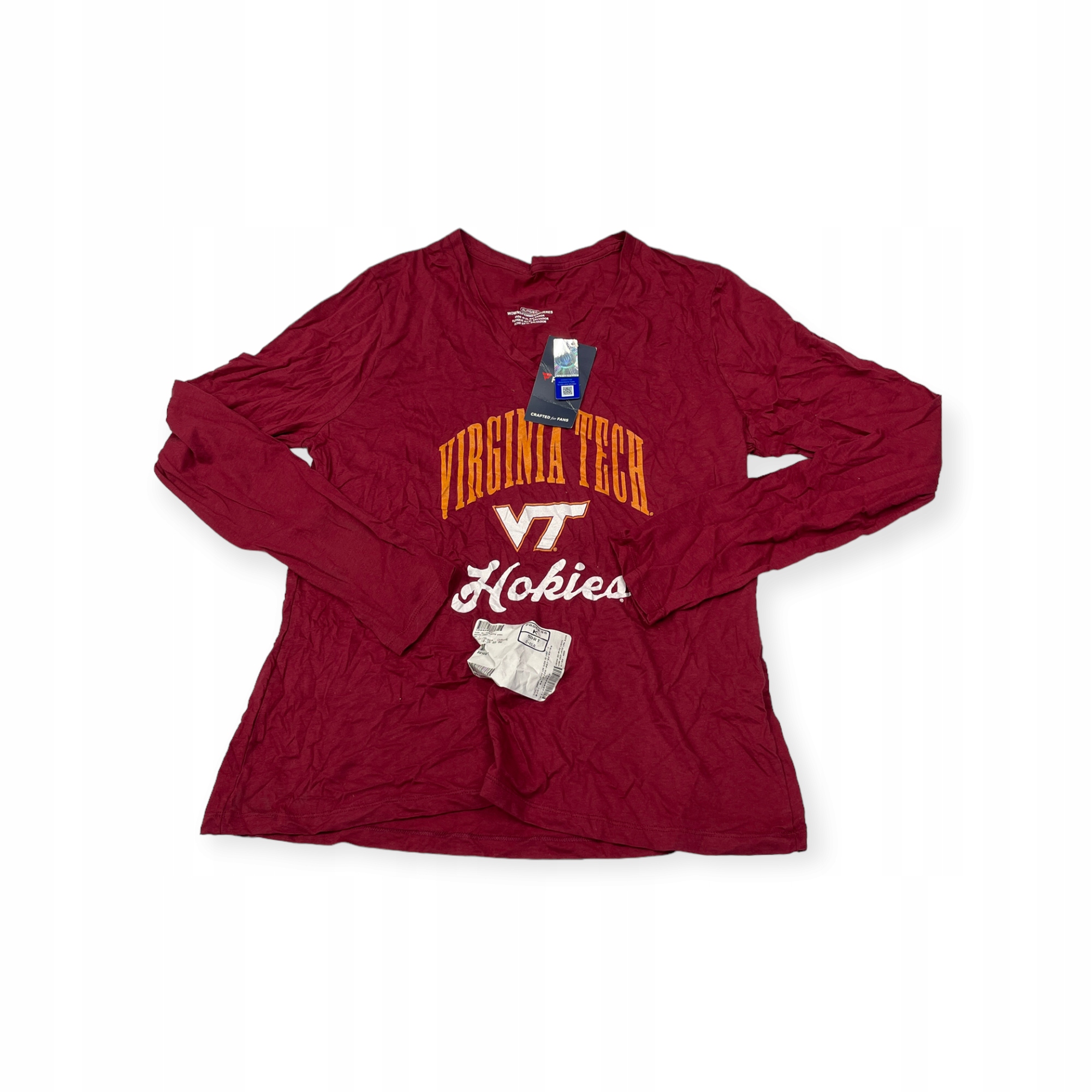 Bluzka damska na długi rękaw Virginia Tech Hokies Ncaa Fanatics XL