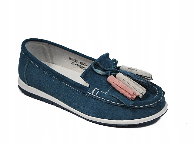 

Mokasyny Evento Pb 32-1078 Niebieskie - R.39