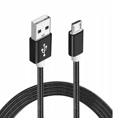 

Kabel Micro Usb Nylon Oplot Przewód Ładowarka 1,5M