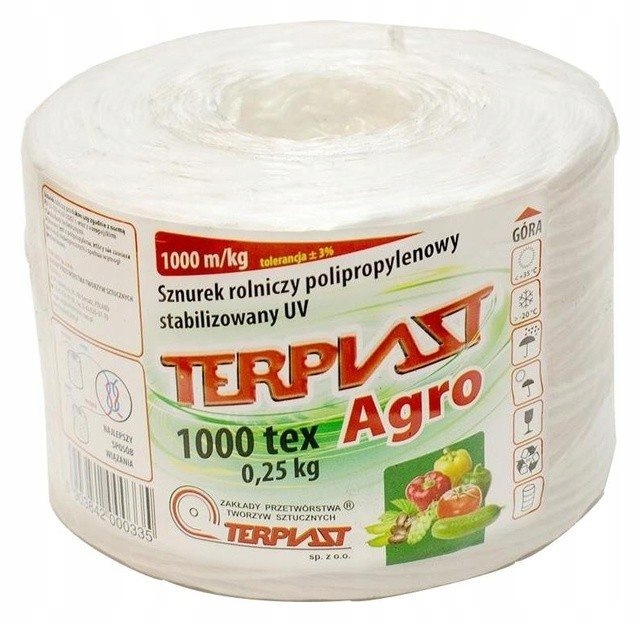 

Sznurek Do wełny mineralnej 500mb Szklarnia biały