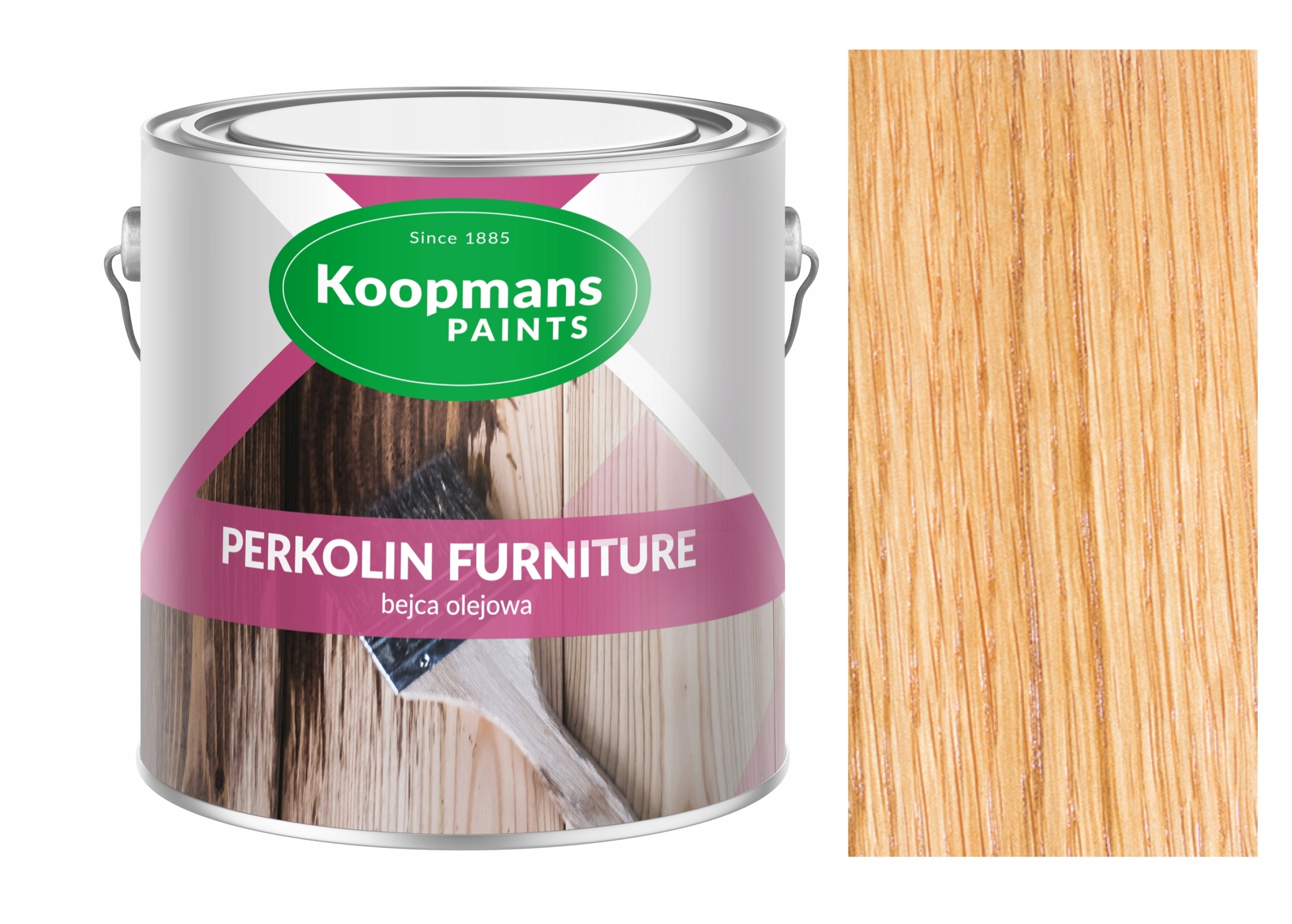 Koopmans Perkolin Furniture Olejové Mořidlo Na Dřevo 600 ML Přírodní 01