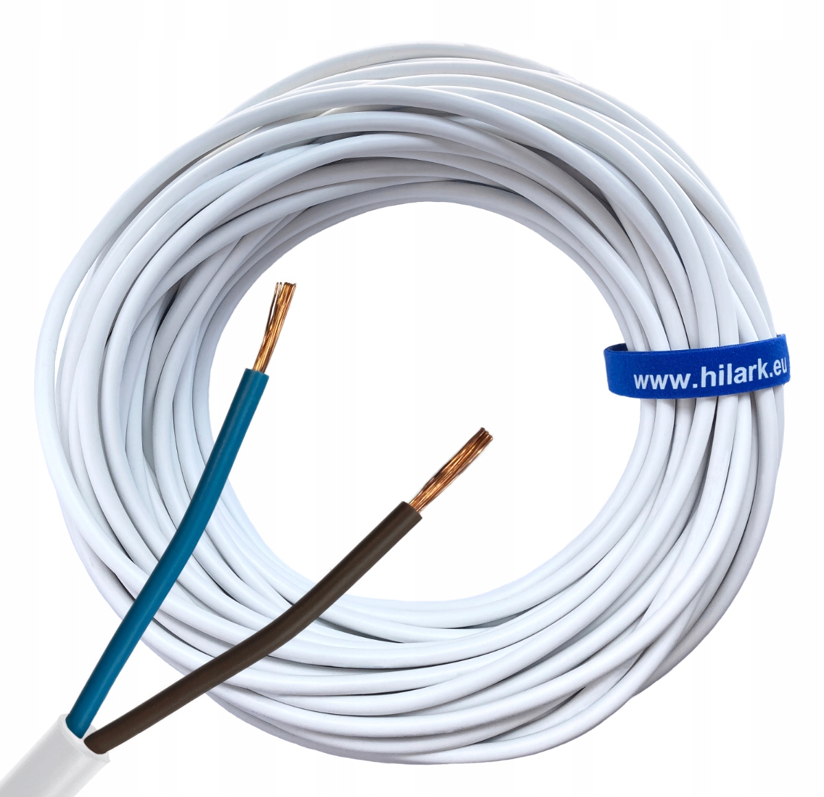 Kábel H05VV-F Owy 2x1,5 mm2 biely na predlžovačku 100 m