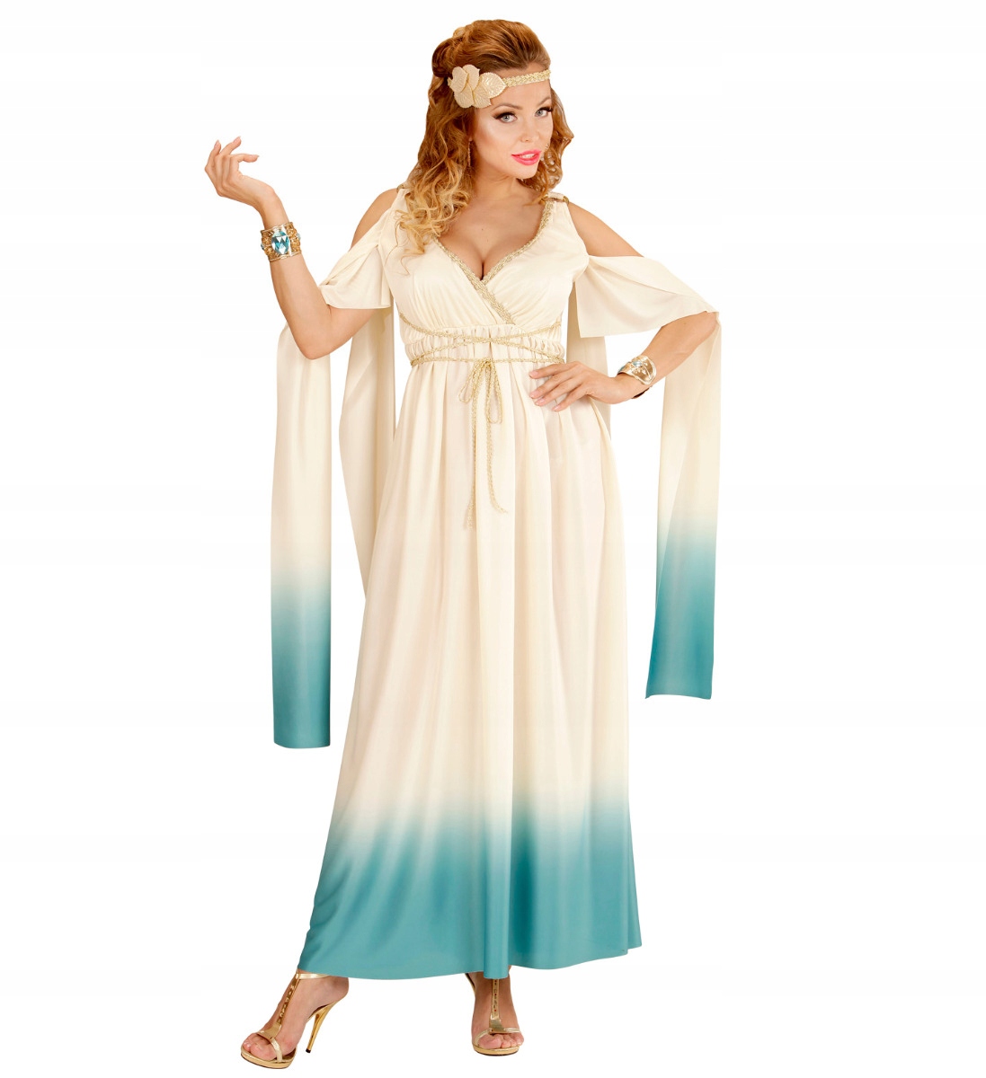 Kostým starověké řecké královny Královna Atlantidy Římanky Antik S