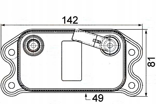 BEHR HELLA CHŁODNICA OLEJU VOLVO C30 T5