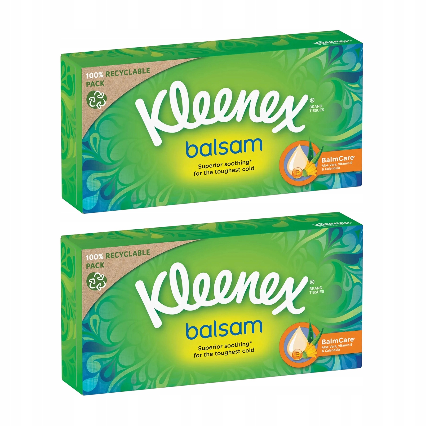 

2x Chusteczki higieniczne Kleenex Balsam Box 64szt