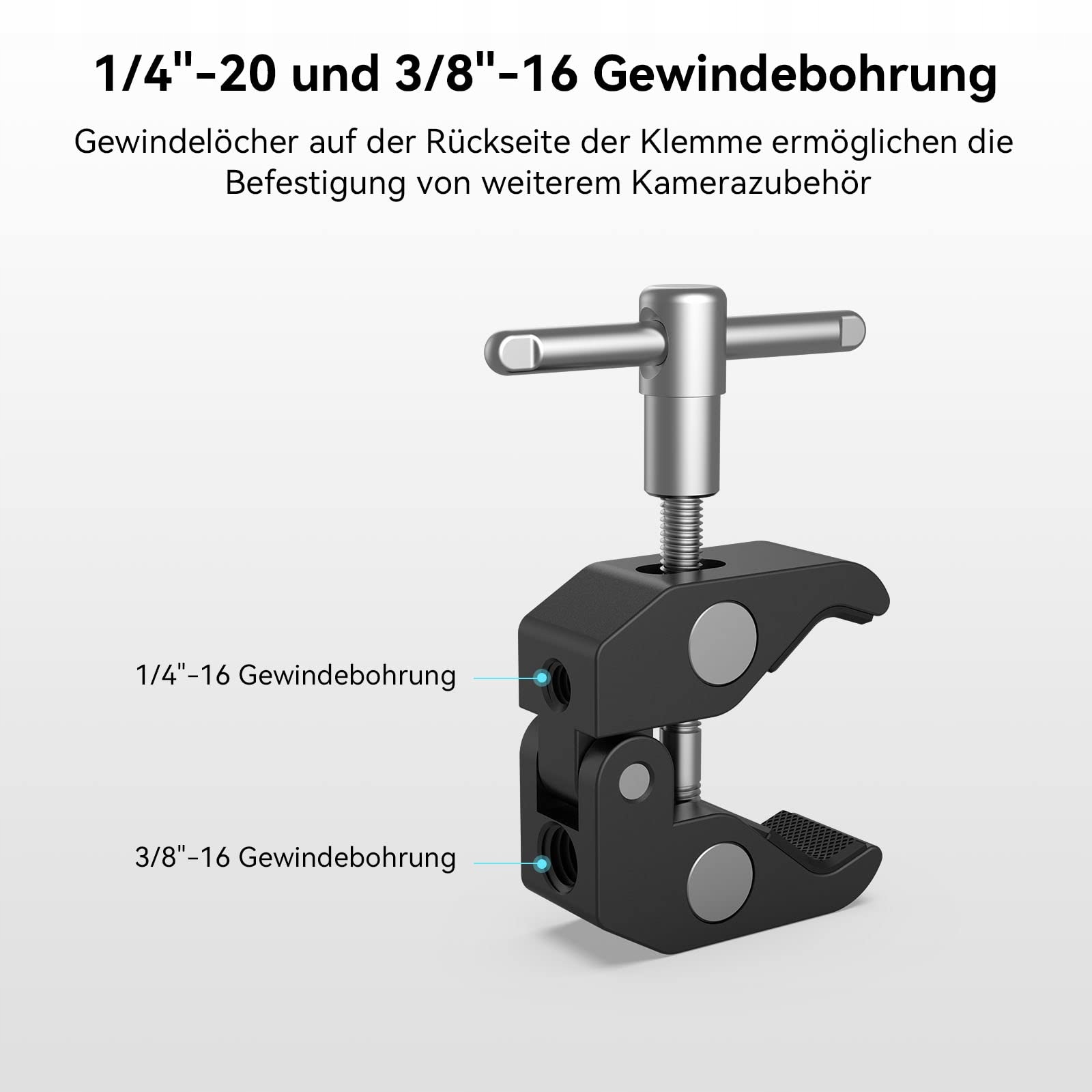 SMALLRIG Magic Arm 10 Cal Z Super Zaciskiem Do Monitora LED — miniatura 4