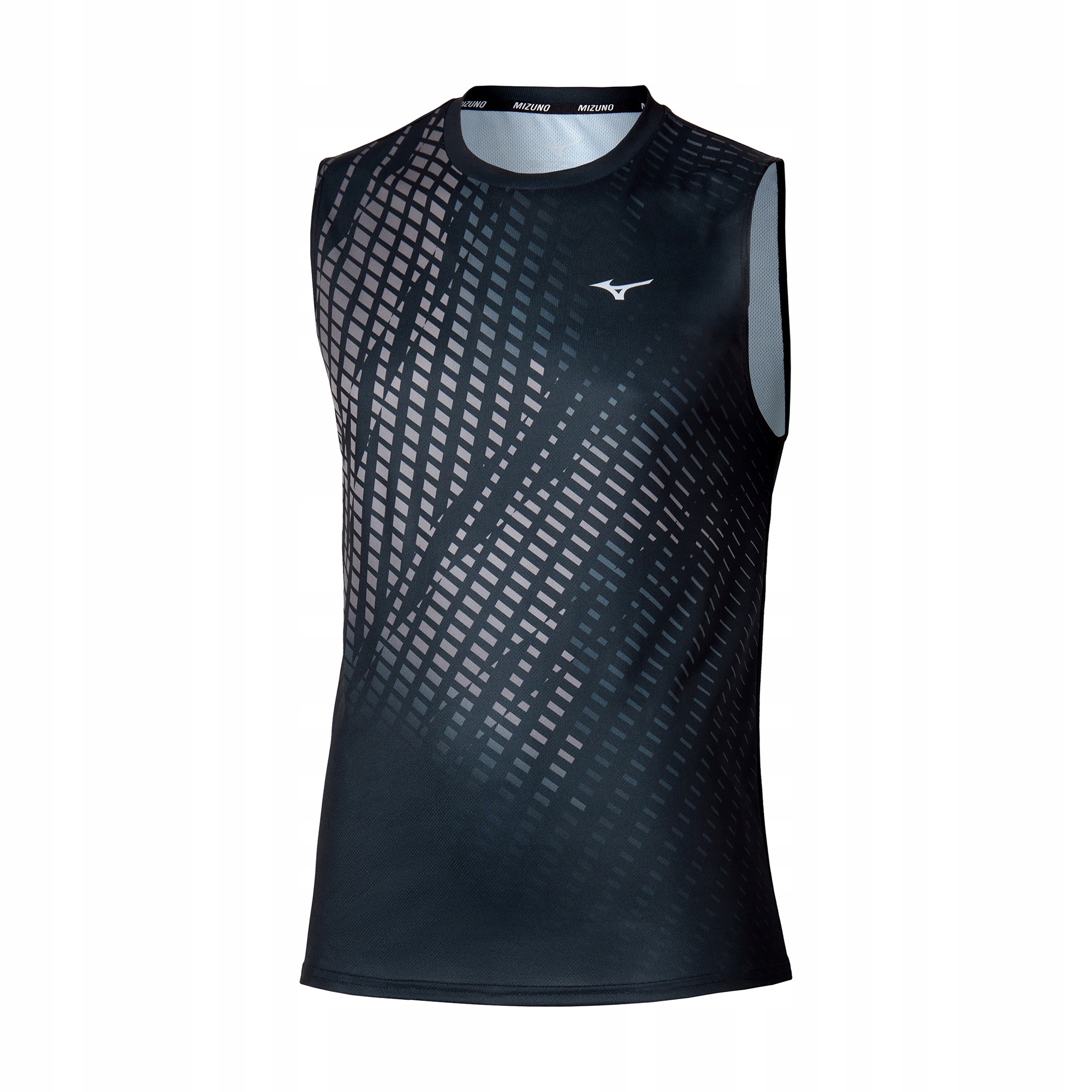 Koszulka do biegania męska Mizuno Core Graphic Sleeveless black/gray