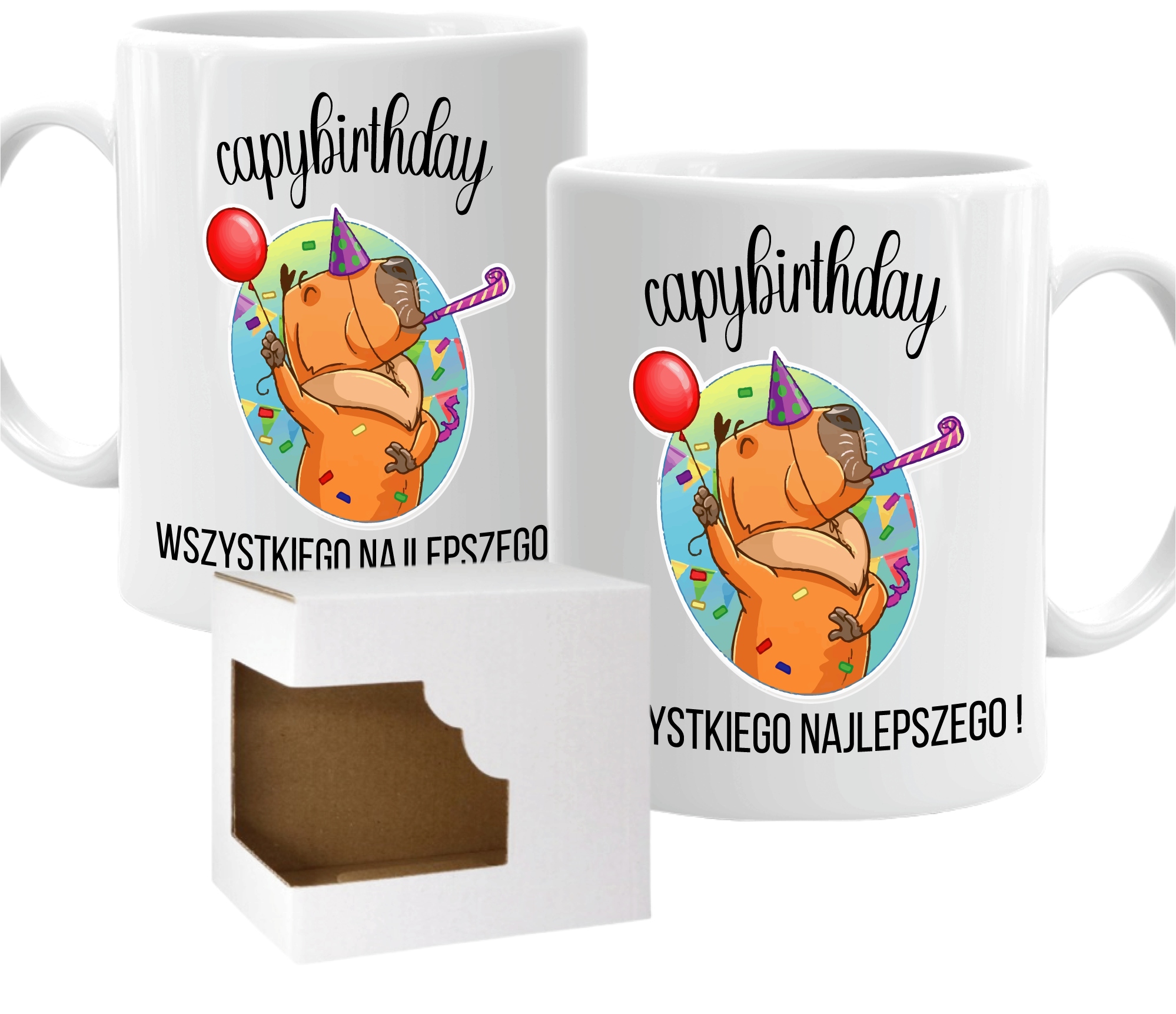 

Kubek Kapibara Capybirthday urodzinowy